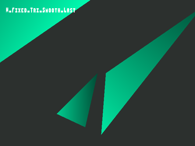 Golden image for Shade_model::W_Fixed_Tri_Smooth_Last in xemu