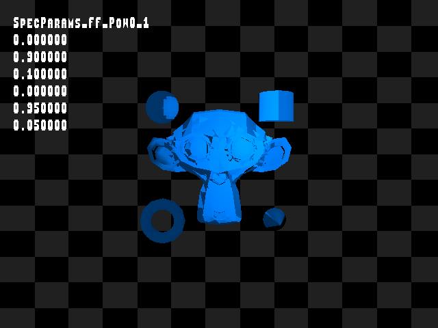 Golden image for Specular::SpecParams_FF_Pow0_1 in xemu