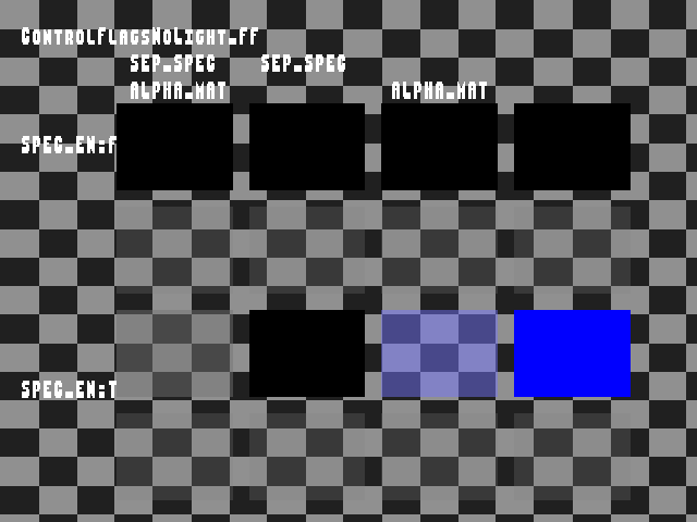 Golden image for Specular_back::ControlFlagsNoLight_FF in xemu