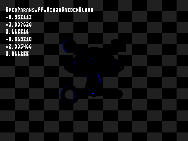 Golden image for Specular_back::SpecParams_FF_NinjaGaidenBlack in xemu
