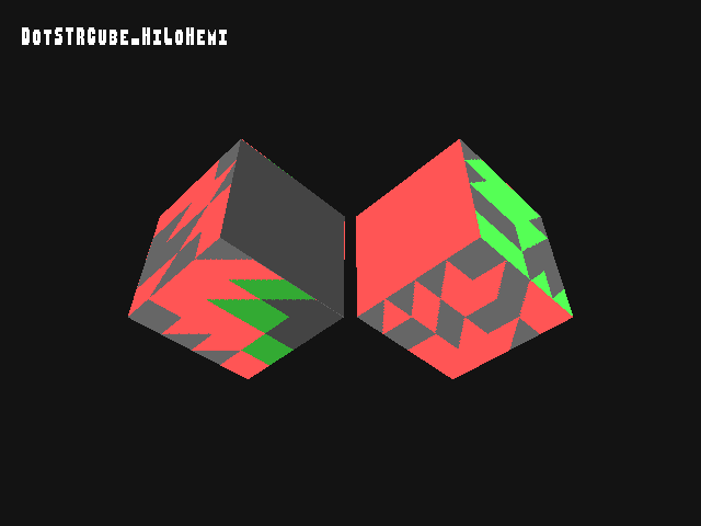 Golden image for Texture_cubemap::DotSTRCube_HiLoHemi in xemu