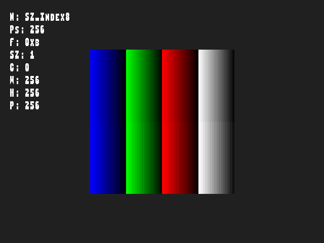 Golden image for Texture_render_target::TexFmt_SZ_Index8_p256 in xemu