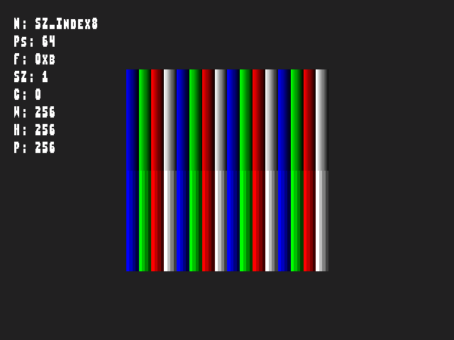 Golden image for Texture_render_target::TexFmt_SZ_Index8_p64 in xemu