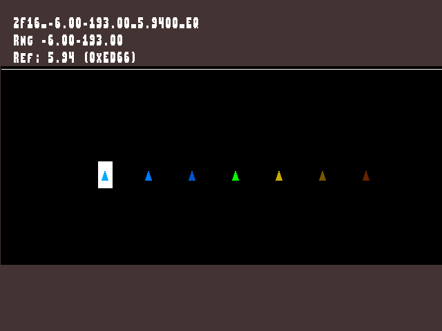 Golden image for Texture_shadow_comparator::2F16_-6.00-193.00_5.9400_EQ in xemu