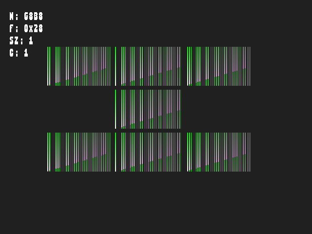 Golden image for Volume_texture::G8B8 in xemu