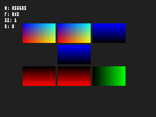 Golden image for Volume_texture::R5G6B5 in xemu