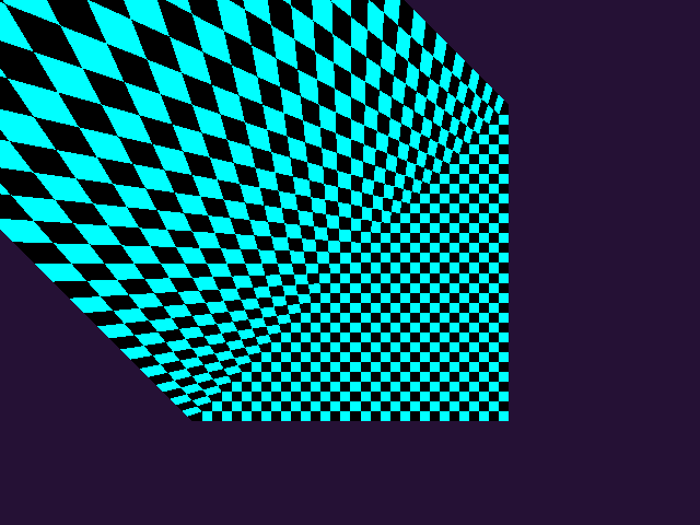 Golden image for W_param::ff_w_zero__bitri_tex_persp in xemu