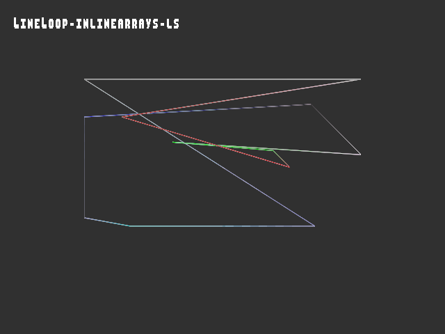 Golden image for 3D_primitive::LineLoop-inlinearrays-ls in xemu