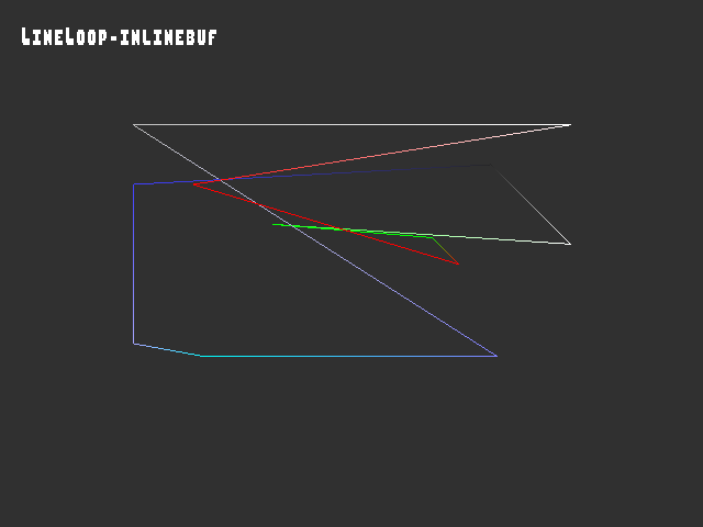 Golden image for 3D_primitive::LineLoop-inlinebuf in xemu