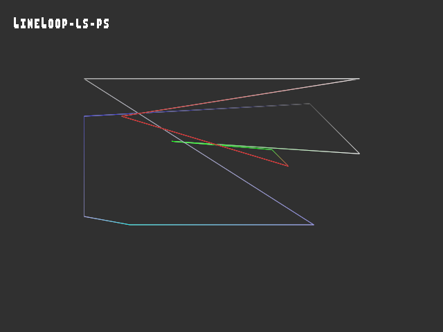 Golden image for 3D_primitive::LineLoop-ls-ps in xemu