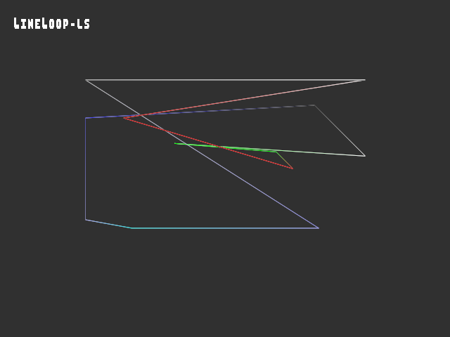 Golden image for 3D_primitive::LineLoop-ls in xemu
