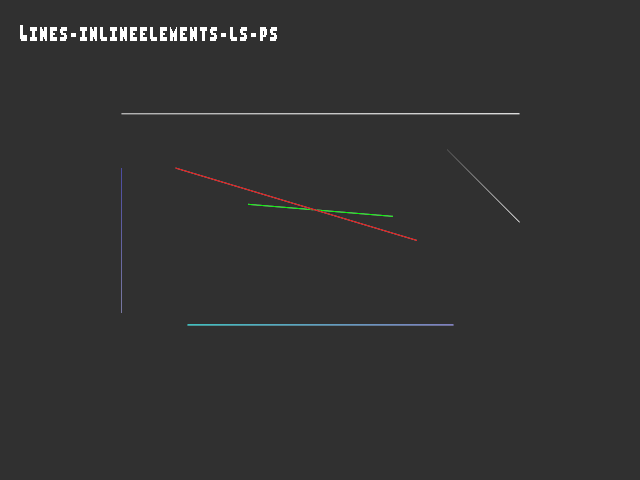 Golden image for 3D_primitive::Lines-inlineelements-ls-ps in xemu