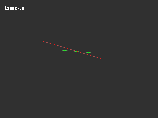 Golden image for 3D_primitive::Lines-ls in xemu