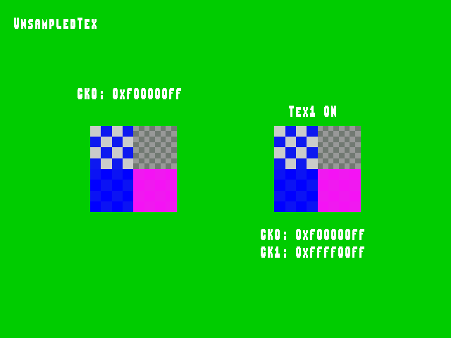 Golden image for Color_key::UnsampledTex in xemu