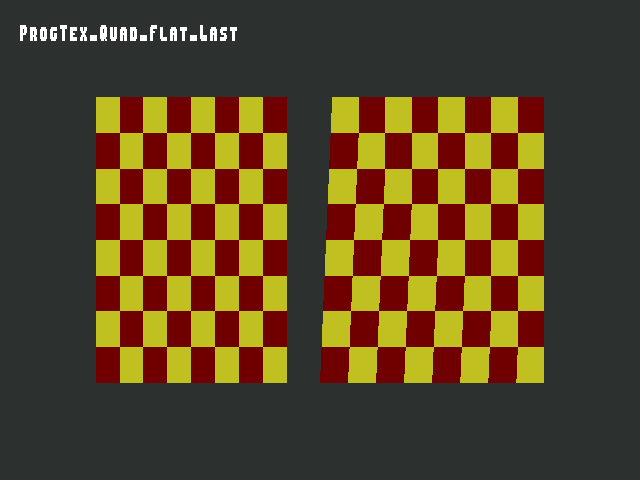 Golden image for Shade_model::ProgTex_Quad_Flat_Last in xemu