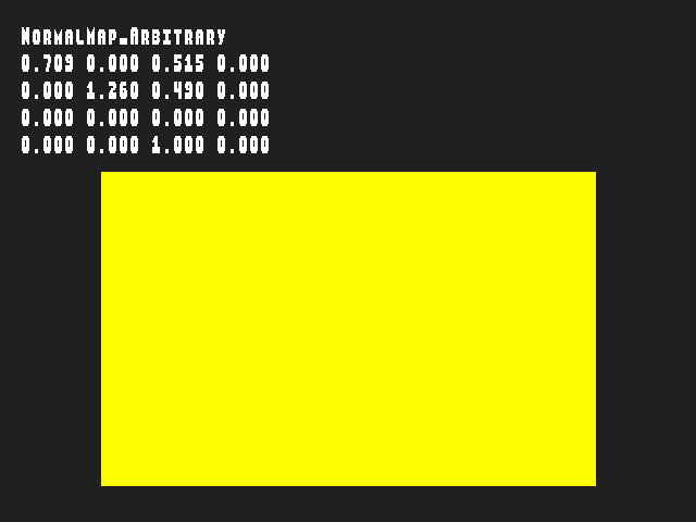 Golden image for Texgen_with_texture_matrix::NormalMap_Arbitrary in xemu