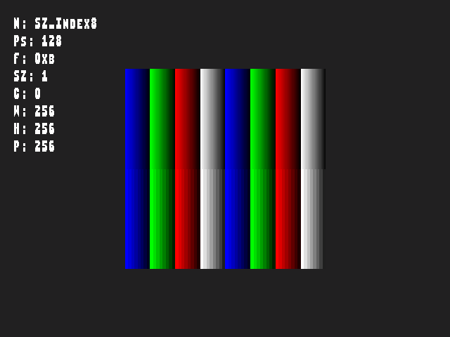 Golden image for Texture_render_target::TexFmt_SZ_Index8_p128 in xemu