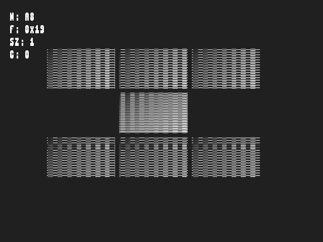 Golden image for Volume_texture::A8 in xemu