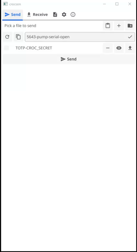 Screenshot of crocson