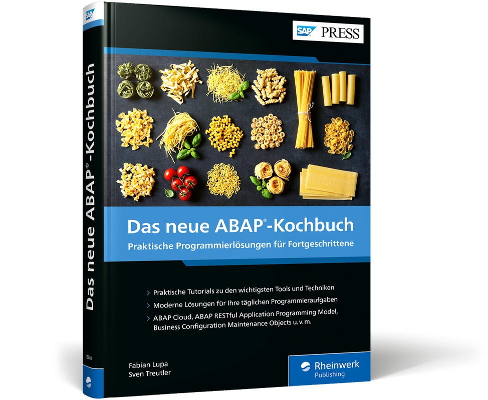 Buch Cover des neuen ABAP-Kochbuchs