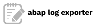abap-log-exporter