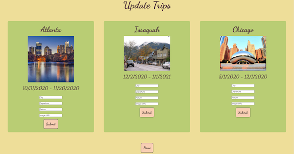 Update Trip Desktop