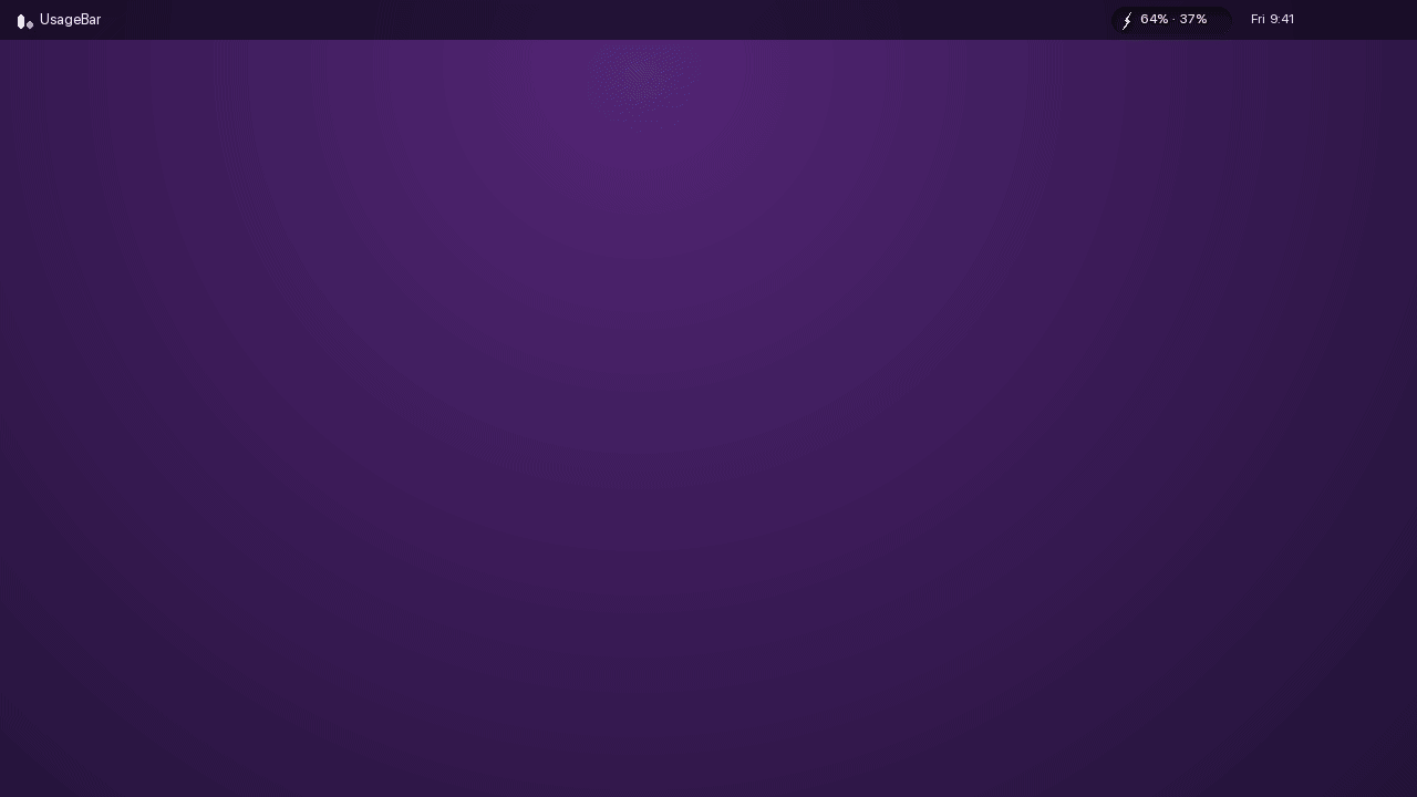UsageBar showing an announced reset before it lands
