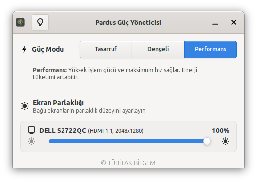 Yeni Arayüz - Performans Modu