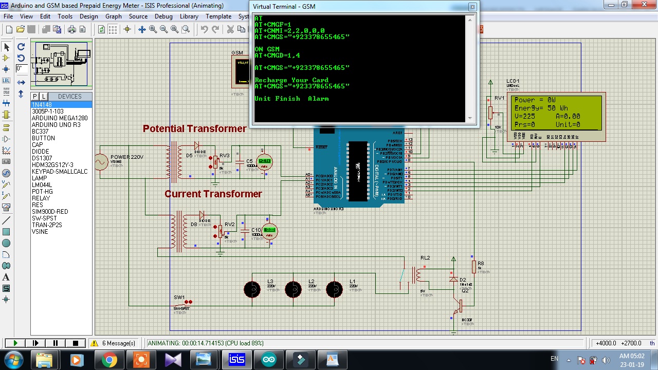 Proteus Simulation