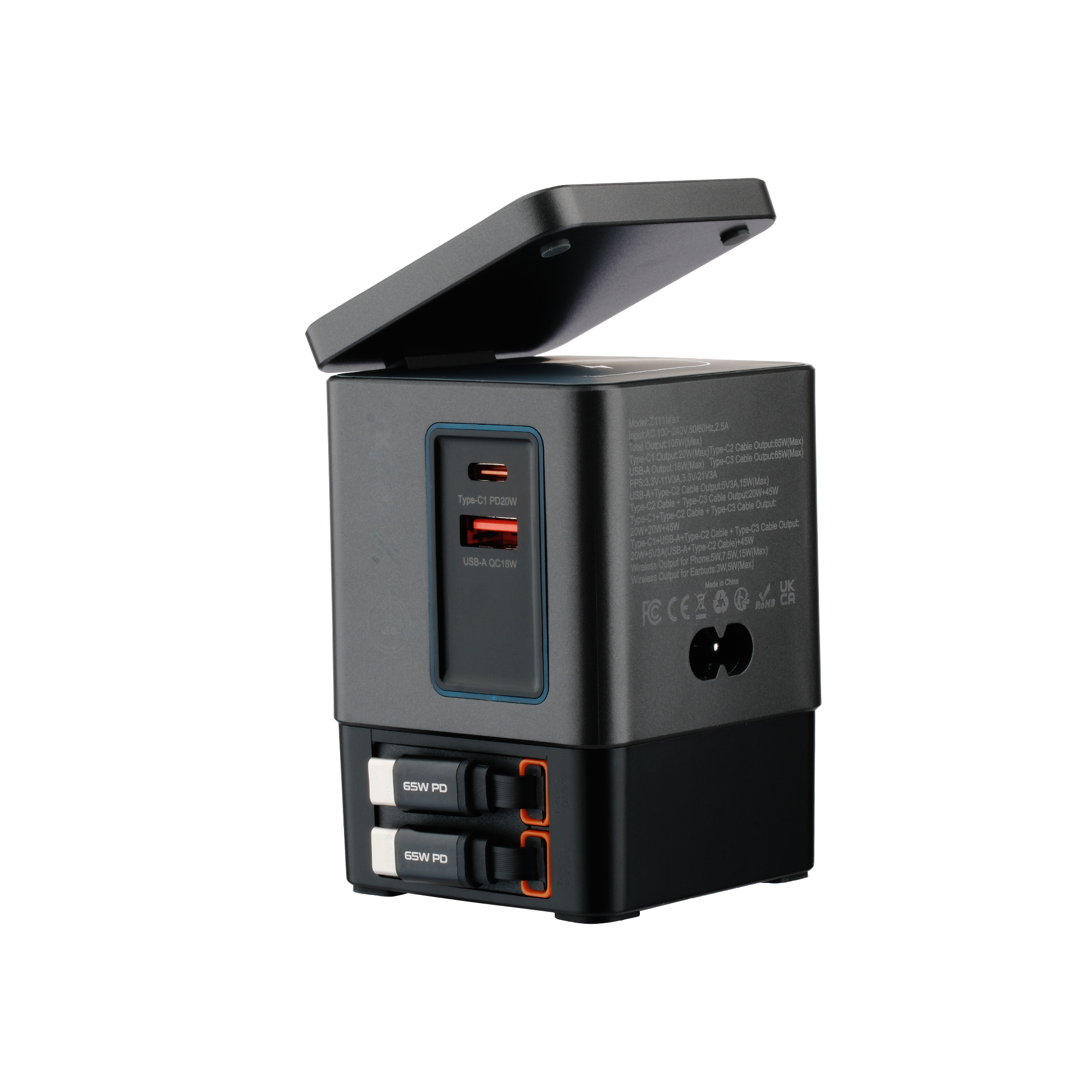 Power Dock X Fast Charger 6 in 1 Power Combo Tower gallery image