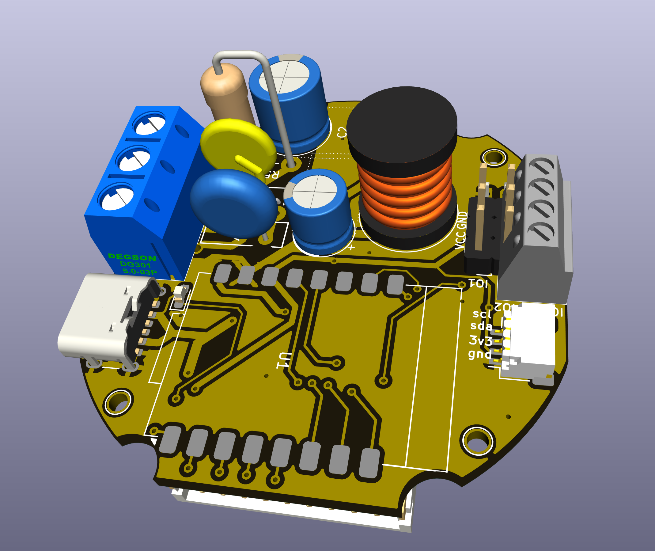 SMHome UniversalRound ESP32 C3 Mini, from the project README