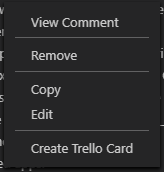 Context Menu