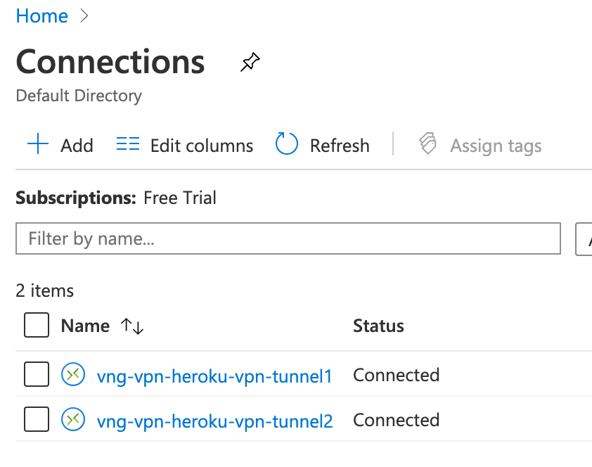 Azure Connections