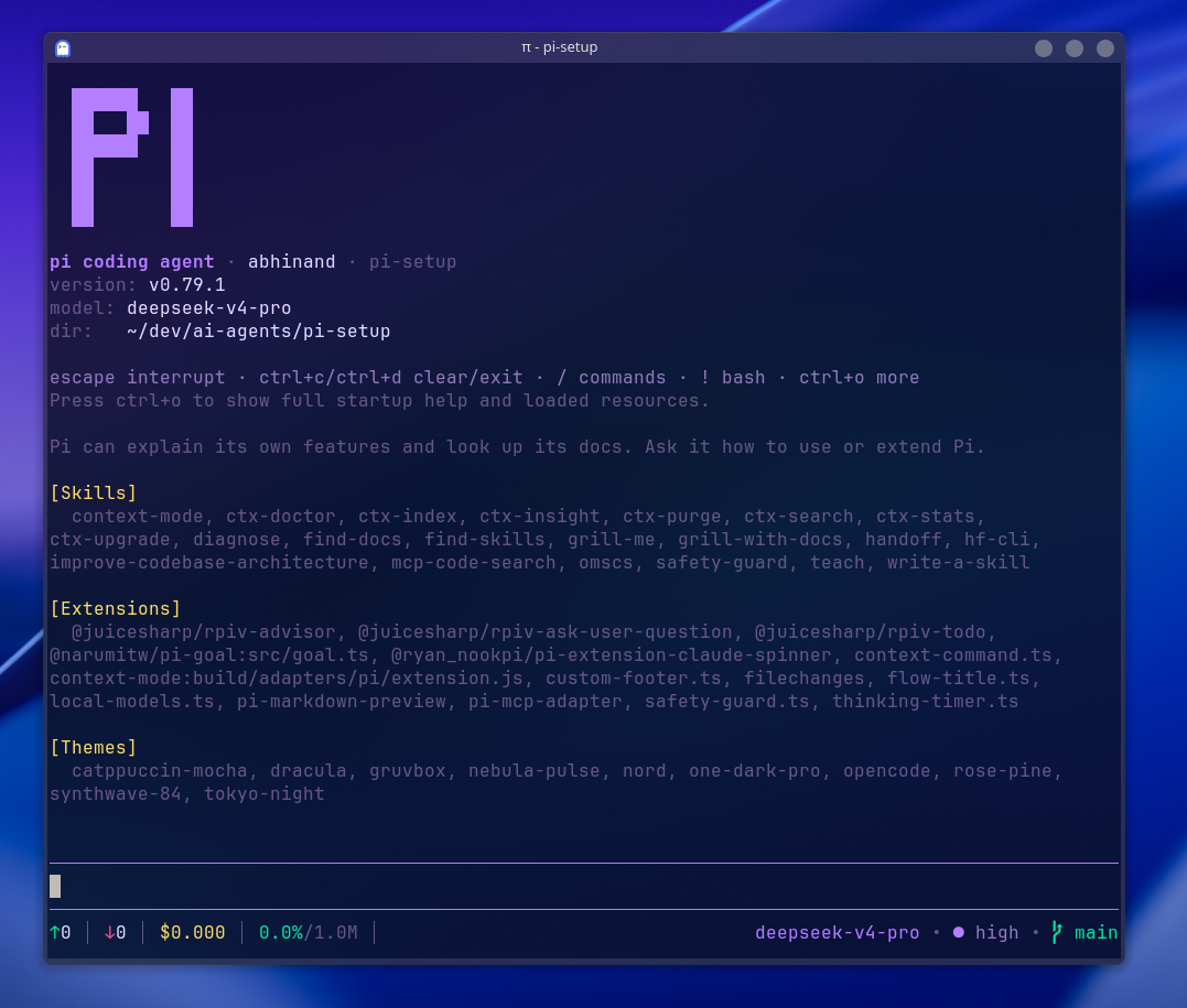 Pi setup screenshot