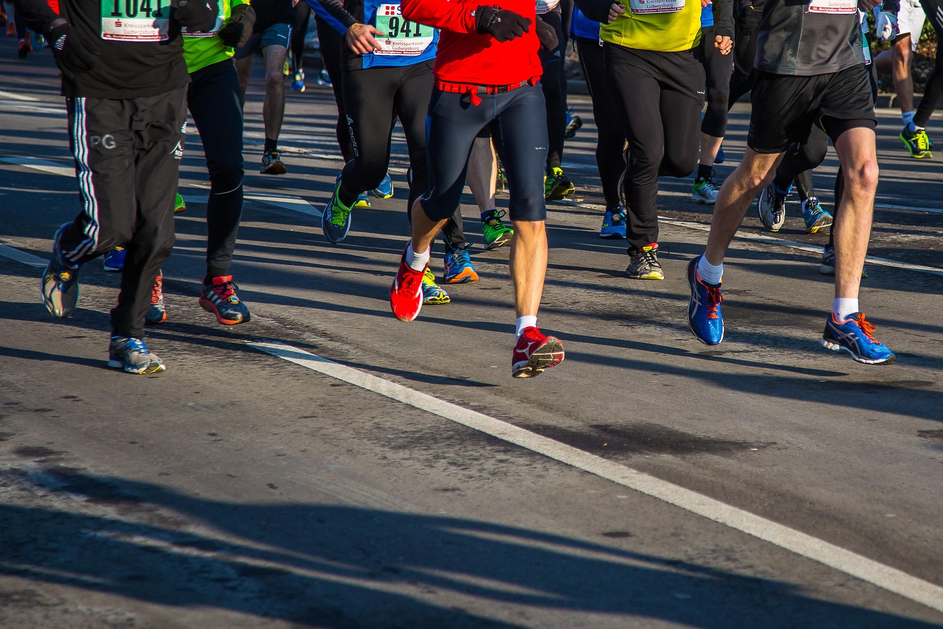 Running athlete