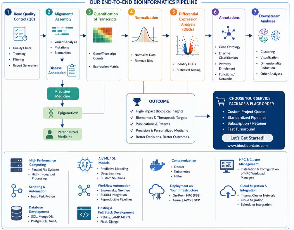 Bio-Silicon Labs Services and Research Workflow