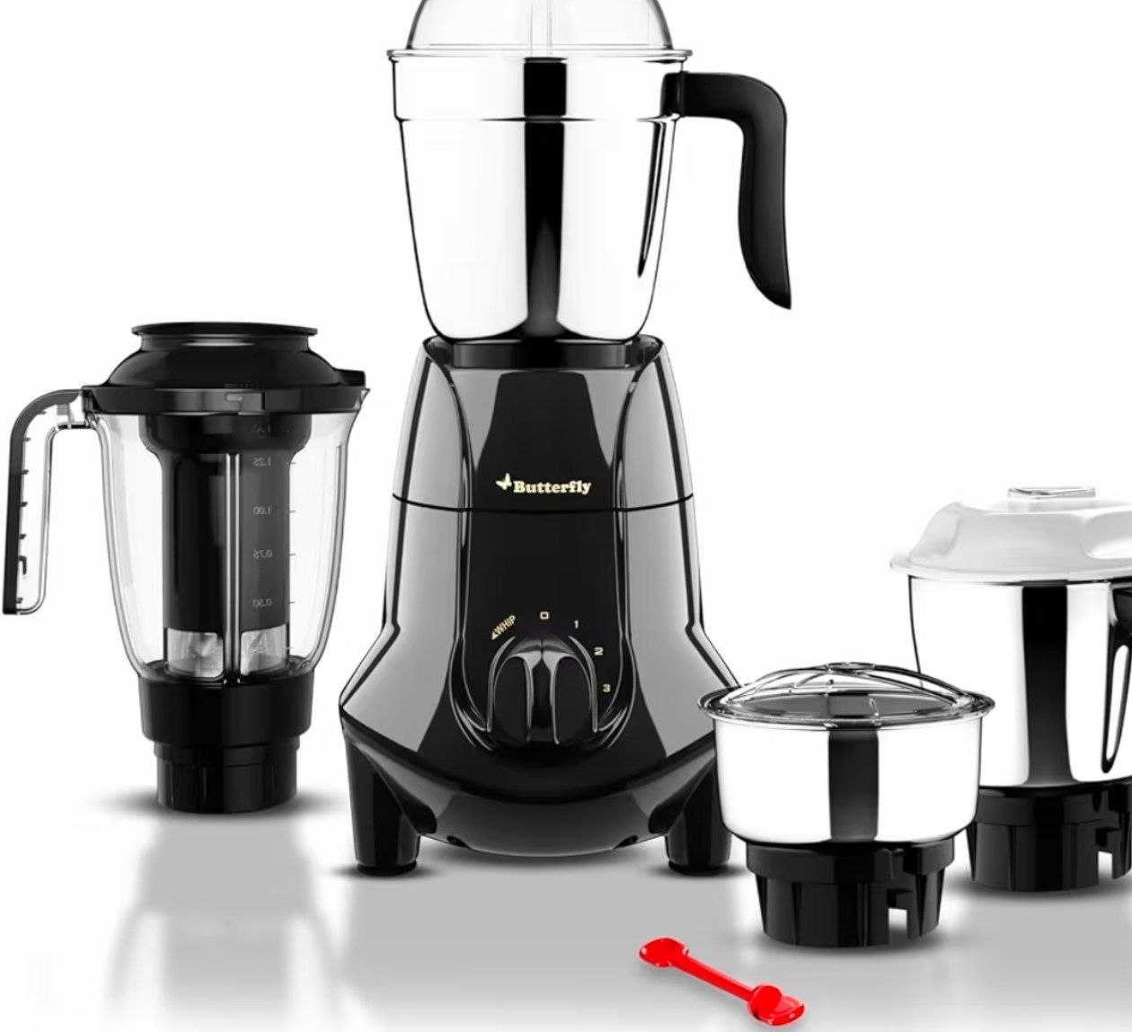 Lowest : Butterfly 750 Watts Mixer Grinder with 4 Jars @2351* Apply 5% Off Coupon + Pay With SBI CC