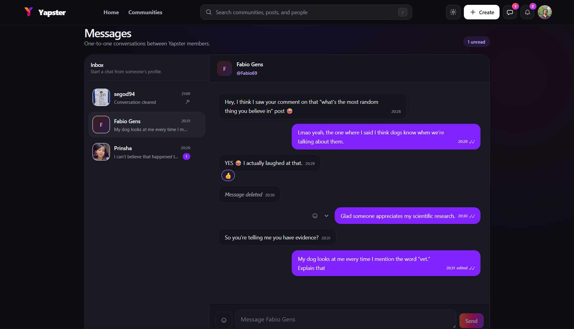 Yapster chat