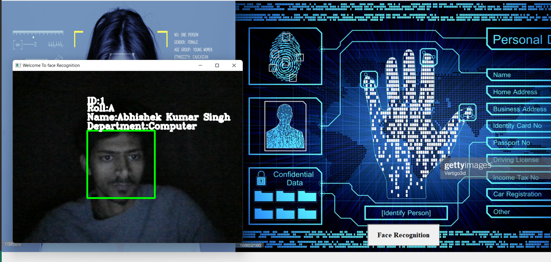 Facial recognition and identification