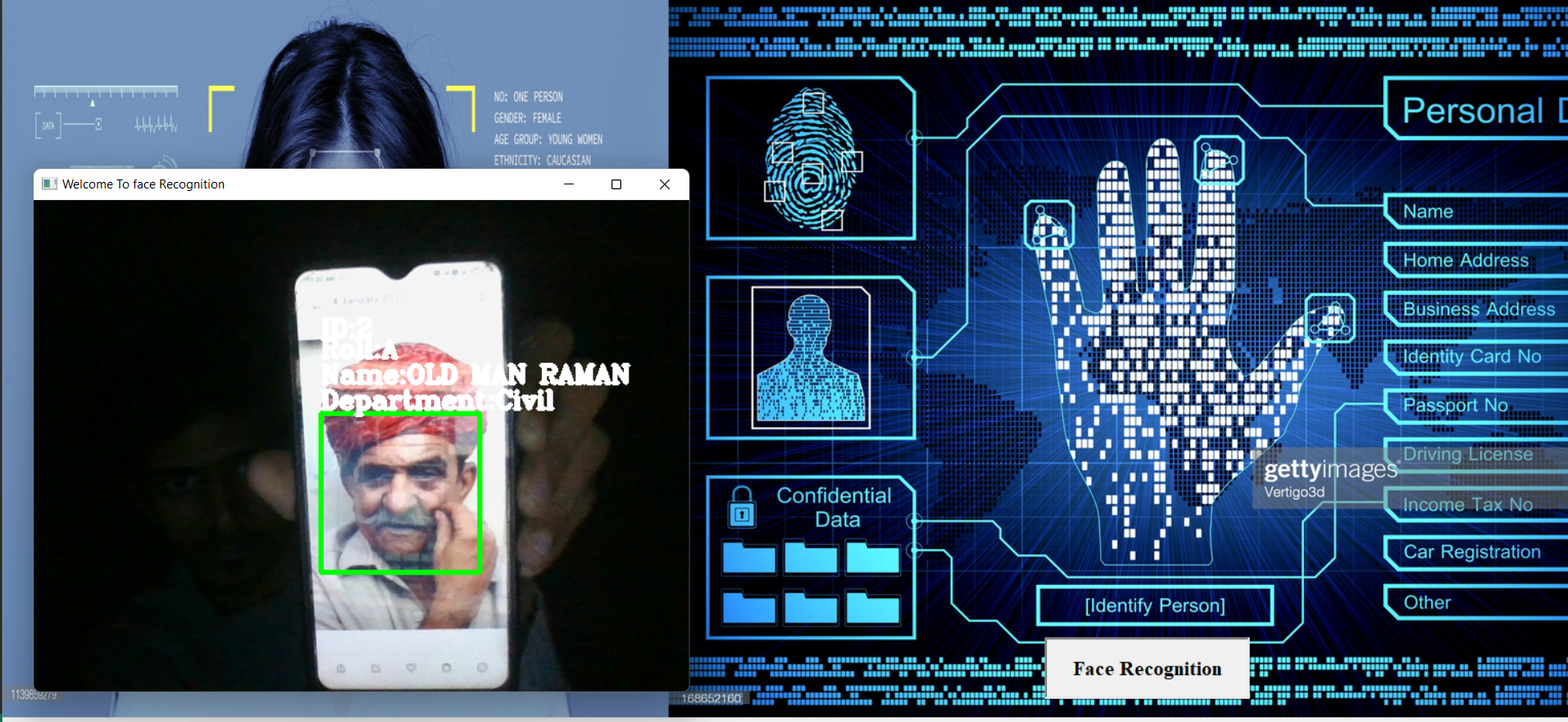 Facial recognition and identification