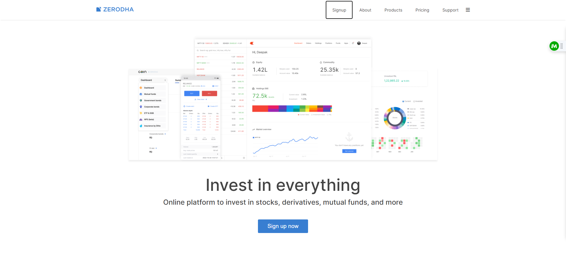 Zerodha UI