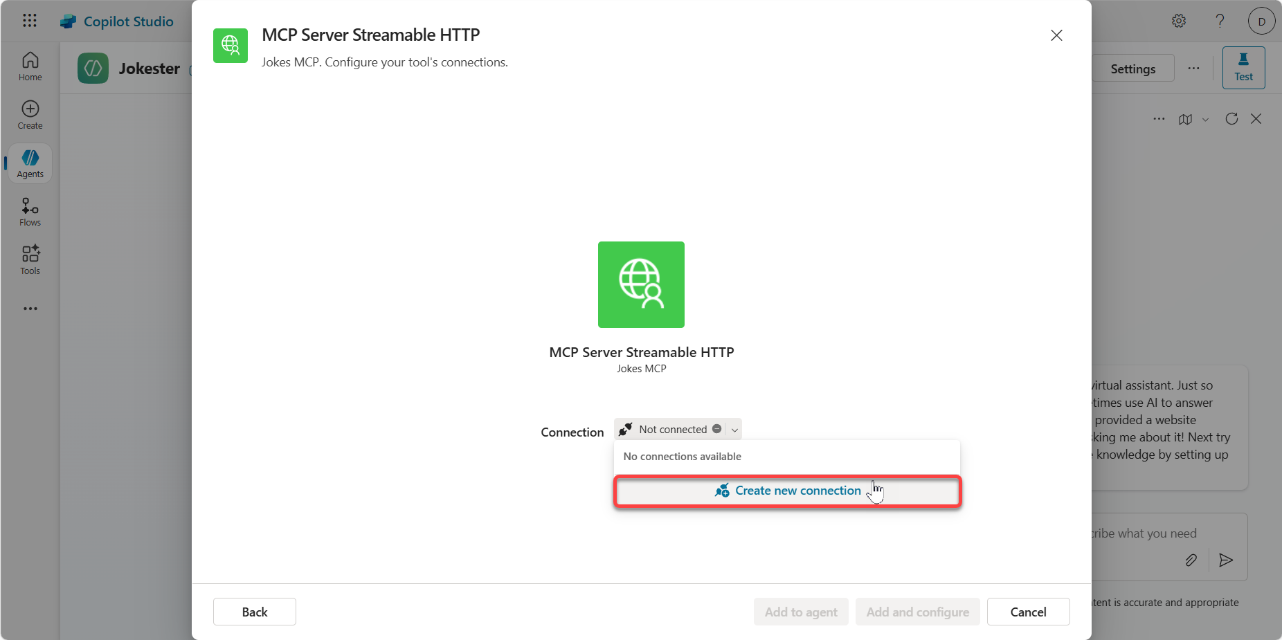 Action and connection