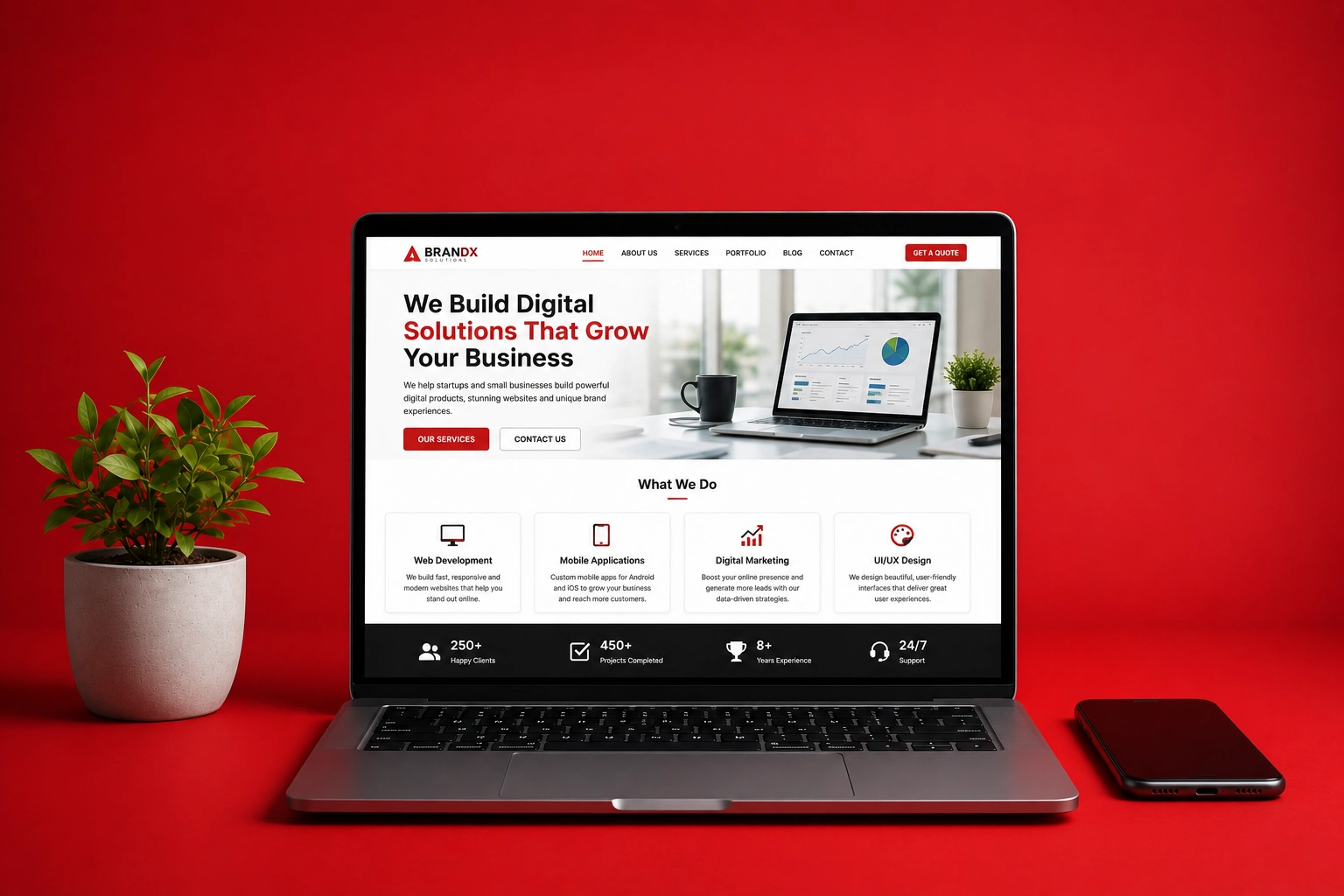 How Small Businesses Can Build a Professional Website Under $100