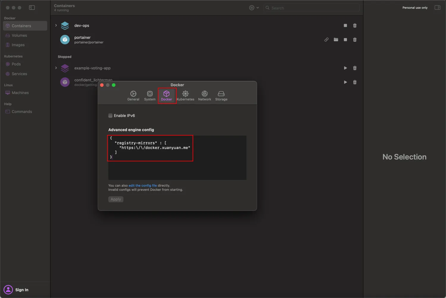 Docker 镜像源配置