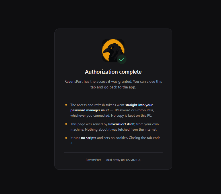 OAuth Login Success
