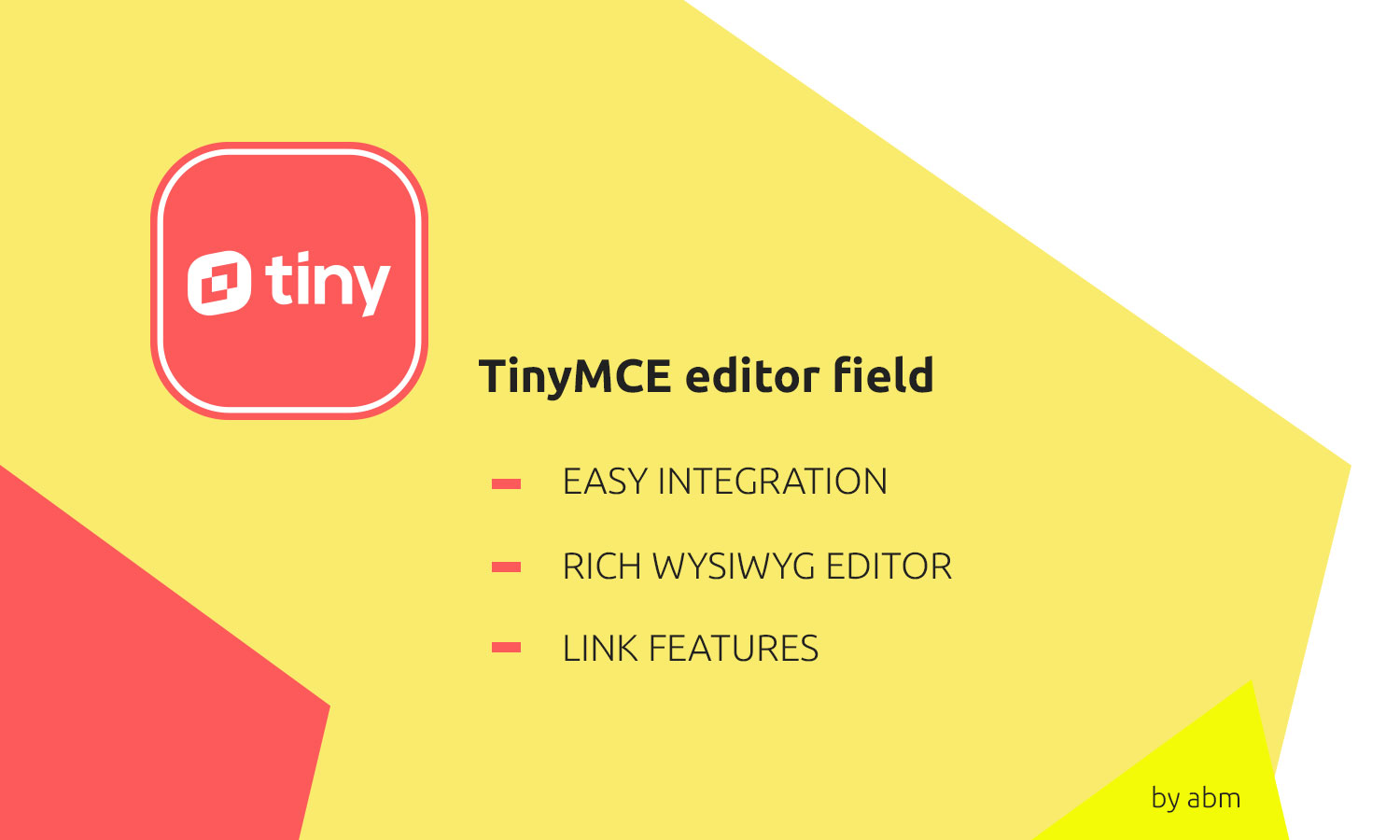 TinyMCE Field for Craft CMS