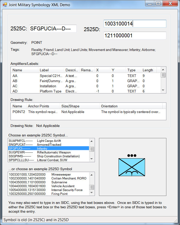 Image of Joint Military Symbology XML