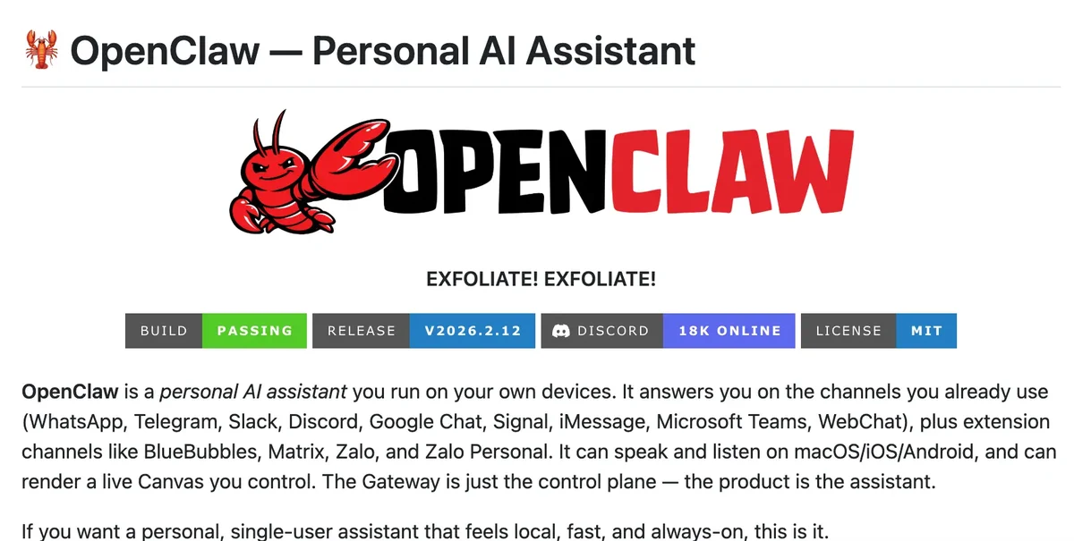 OpenClaw has overtaken React to become the most-starred non-aggregator software project on GitHub — just five weeks after passing Linux.