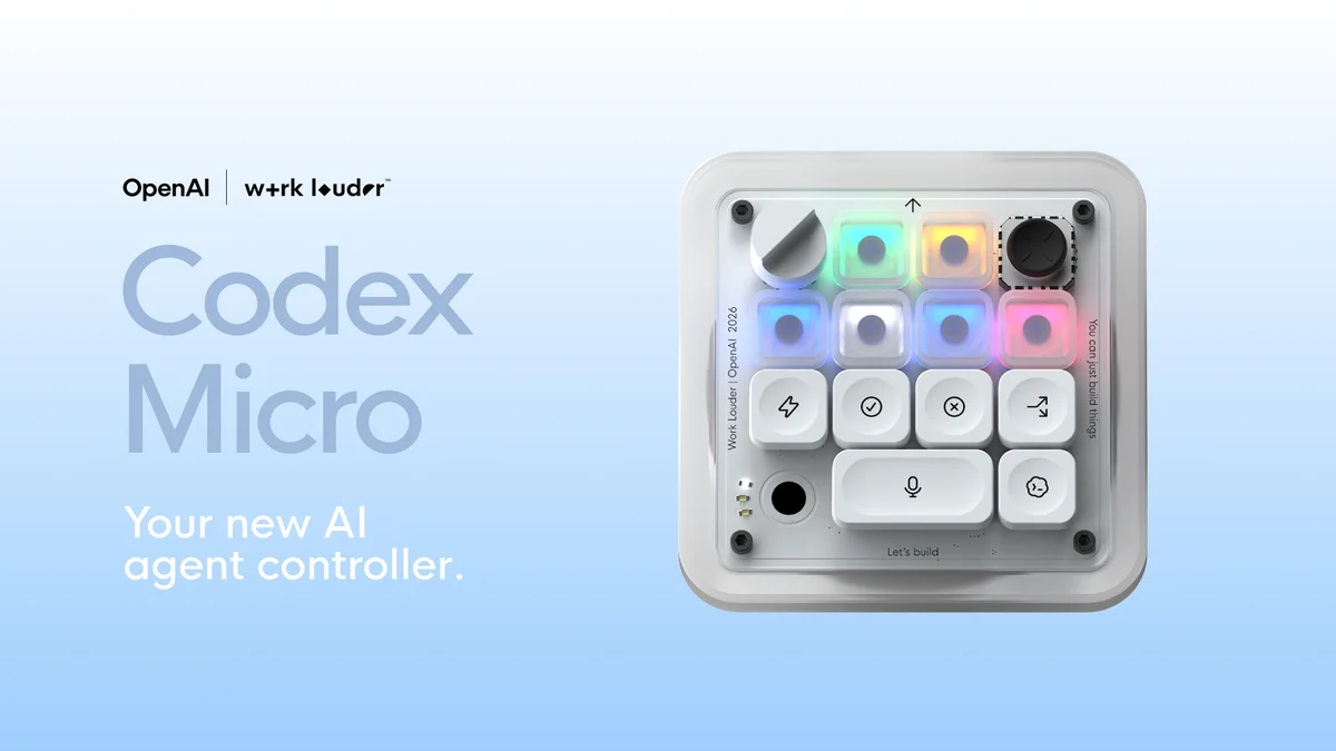 Work Louder의 Codex Micro 디자인 이미지