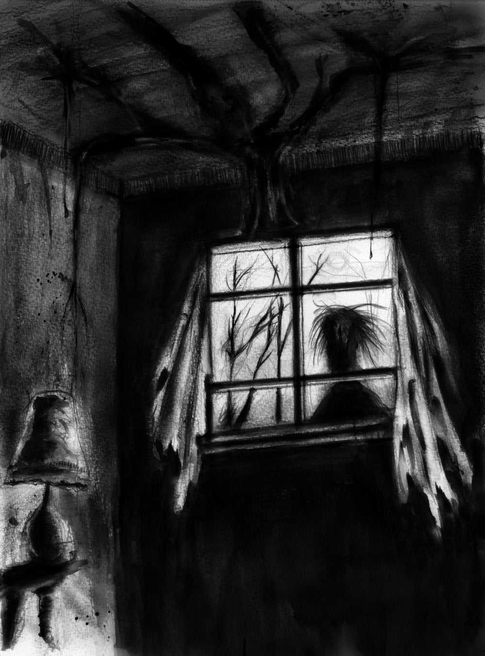 creepy window